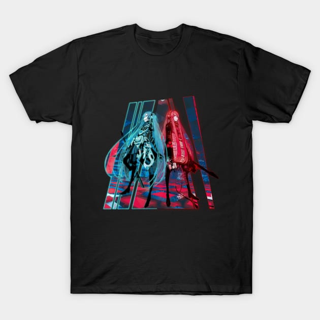 Vocaloid Hatsune Miku Megurine Luka anime girls T-Shirt by stingi